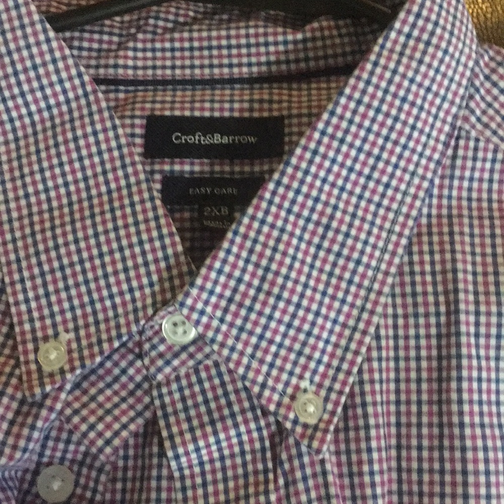 Croft and Barrow Button up shirt short sleeve